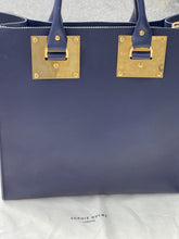 Load image into Gallery viewer, Sophie Hulme Large Square Albion Saddle Leather Square Tote