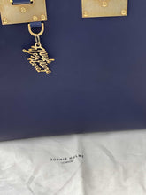 Load image into Gallery viewer, Sophie Hulme Large Square Albion Saddle Leather Square Tote