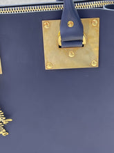 Load image into Gallery viewer, Sophie Hulme Large Square Albion Saddle Leather Square Tote