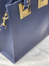 Load image into Gallery viewer, Sophie Hulme Large Square Albion Saddle Leather Square Tote