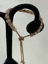 Load image into Gallery viewer, Rose Gold rhinestone bracelet
