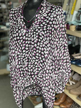 Load image into Gallery viewer, Diane Von Furstenburg Sheer Top Long Sleeve 8