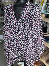 Load image into Gallery viewer, Diane Von Furstenburg Sheer Top Long Sleeve 8