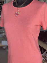 Load image into Gallery viewer, Lord & Taylor Cashmere Top Short Sleeve M