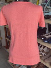 Load image into Gallery viewer, Lord & Taylor Cashmere Top Short Sleeve M