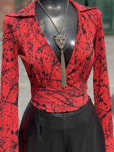Load image into Gallery viewer, Diane Von Furstenburg Wrap Top 0