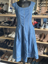 Load image into Gallery viewer, Pilcro Anthropologie Denim Pleated Dress 4