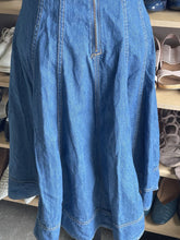 Load image into Gallery viewer, Pilcro Anthropologie Denim Pleated Dress 4