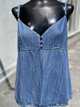 Load image into Gallery viewer, Guess denim Tank Top L