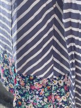 Load image into Gallery viewer, Anthropologie striped/floral Top Long Sleeve S