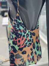 Load image into Gallery viewer, Olivaceous Cheetah Print sleevless Top S