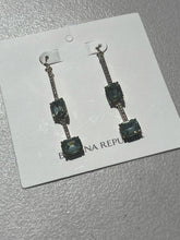 Load image into Gallery viewer, Banana Republic Rhinestone Double Stone Earrings NWT
