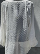 Load image into Gallery viewer, Banana Republic (outlet) Top Long Sleeve Sheer NWT L(Petite)