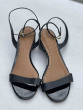 Load image into Gallery viewer, Ateliers Heeled Strappy Patent Sandals 37