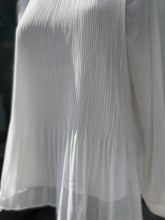 Load image into Gallery viewer, Banana Republic (outlet) sheer pleated top MBanana Republic (outlet) sheer pleated top M