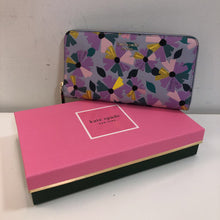 Load image into Gallery viewer, Kate Spade floral full zip wallet