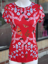 Load image into Gallery viewer, Ted Baker butterfly/floral top 2