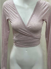 Load image into Gallery viewer, Lululemon cropped wrap top S