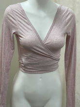 Load image into Gallery viewer, Lululemon cropped wrap top S