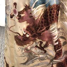 Load image into Gallery viewer, Japanese silk robe O/S