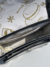 Load image into Gallery viewer, Kate Spade Striped Handbag 6.2 Inches long x 1 Inch Wide x 5.5 inches tall