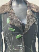 Load image into Gallery viewer, Sheri Bodeli Shearling Long Coat Vintage 8