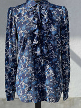 Load image into Gallery viewer, Michael Kors Silk Ruffle Blouse 2