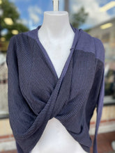 Load image into Gallery viewer, Lululemon striped draped sweater 8