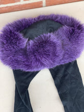 Load image into Gallery viewer, Purple rabbit hair trim hat