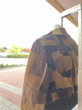 Load image into Gallery viewer, JOFAMA AB Made In Sweden patchwork suede jacket 38