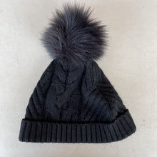 Load image into Gallery viewer, Ted Baker hat w faux fur pompom