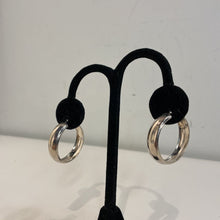 Load image into Gallery viewer, .925 wide hoop earrings