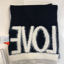 Load image into Gallery viewer, Joe Fresh "LOVE" fuzzy scarf