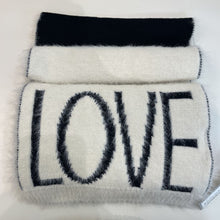 Load image into Gallery viewer, Joe Fresh "LOVE" fuzzy scarf