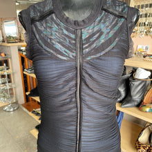 Load image into Gallery viewer, BCBG Max Azria Ruched Mesh Dress M