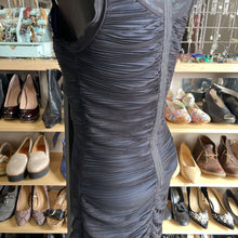 Load image into Gallery viewer, BCBG Max Azria Ruched Mesh Dress M