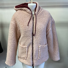 Load image into Gallery viewer, Love Tree reversible teddy jacket NWT S