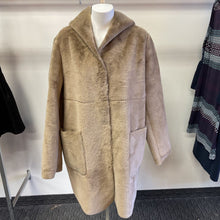 Load image into Gallery viewer, Zara reversible faux fur/suede coat XL