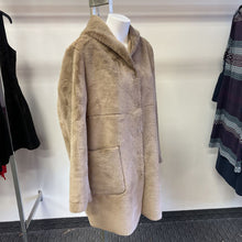 Load image into Gallery viewer, Zara reversible faux fur/suede coat XL