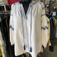 Load image into Gallery viewer, Zara Cotton/Linen Blend Top L