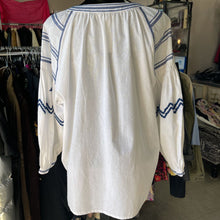 Load image into Gallery viewer, Zara Cotton/Linen Blend Top L