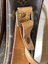 Load image into Gallery viewer, Louis Vuitton Vintage Monogram Cartouchiere MM Handbag (as is as per images)