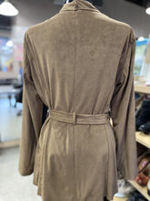 Load image into Gallery viewer, Halston Faux Suede Jacket/Sweater S