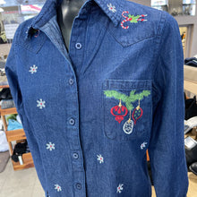 Load image into Gallery viewer, Holiday Joy Cotton Top Long sleeve S