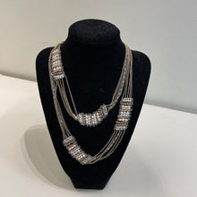 Load image into Gallery viewer, Stella & Dot beaded/multi chain necklace