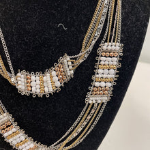 Load image into Gallery viewer, Stella & Dot beaded/multi chain necklace