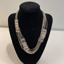 Load image into Gallery viewer, Stella & Dot beaded/multi chain necklace