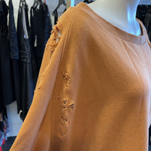 Load image into Gallery viewer, Free People distressed crewneck M/L