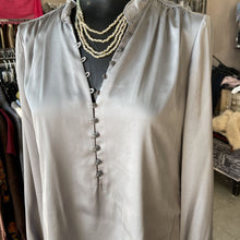 Load image into Gallery viewer, White House Black Market satiny Top long sleeve 6