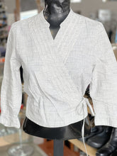 Load image into Gallery viewer, Ines De La Fressange Uniqlo Wrap Top long sleeve S